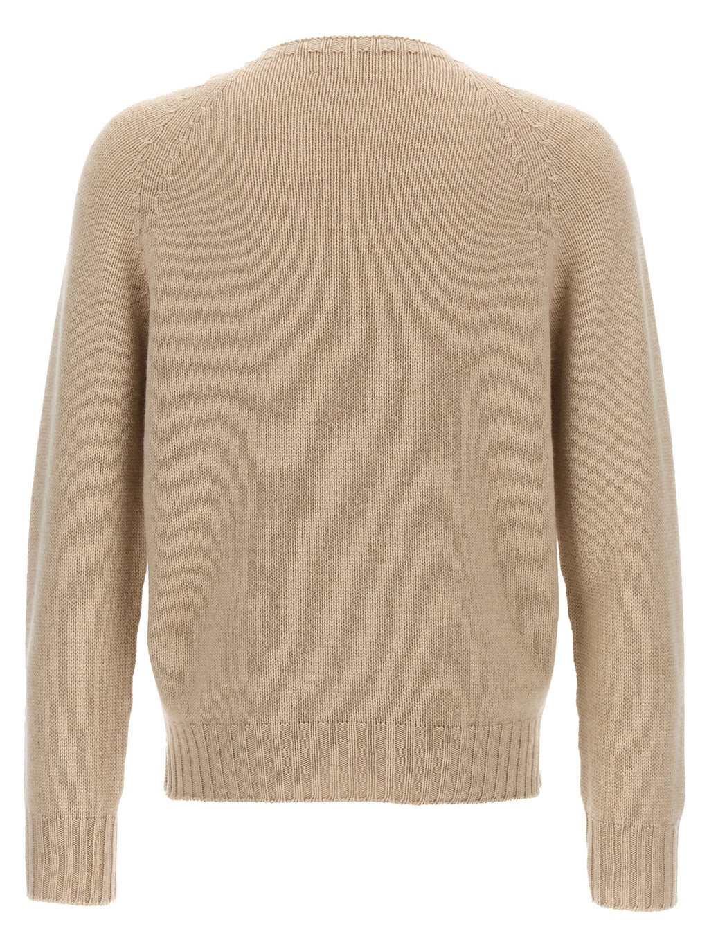 Beige Wool Cardigan