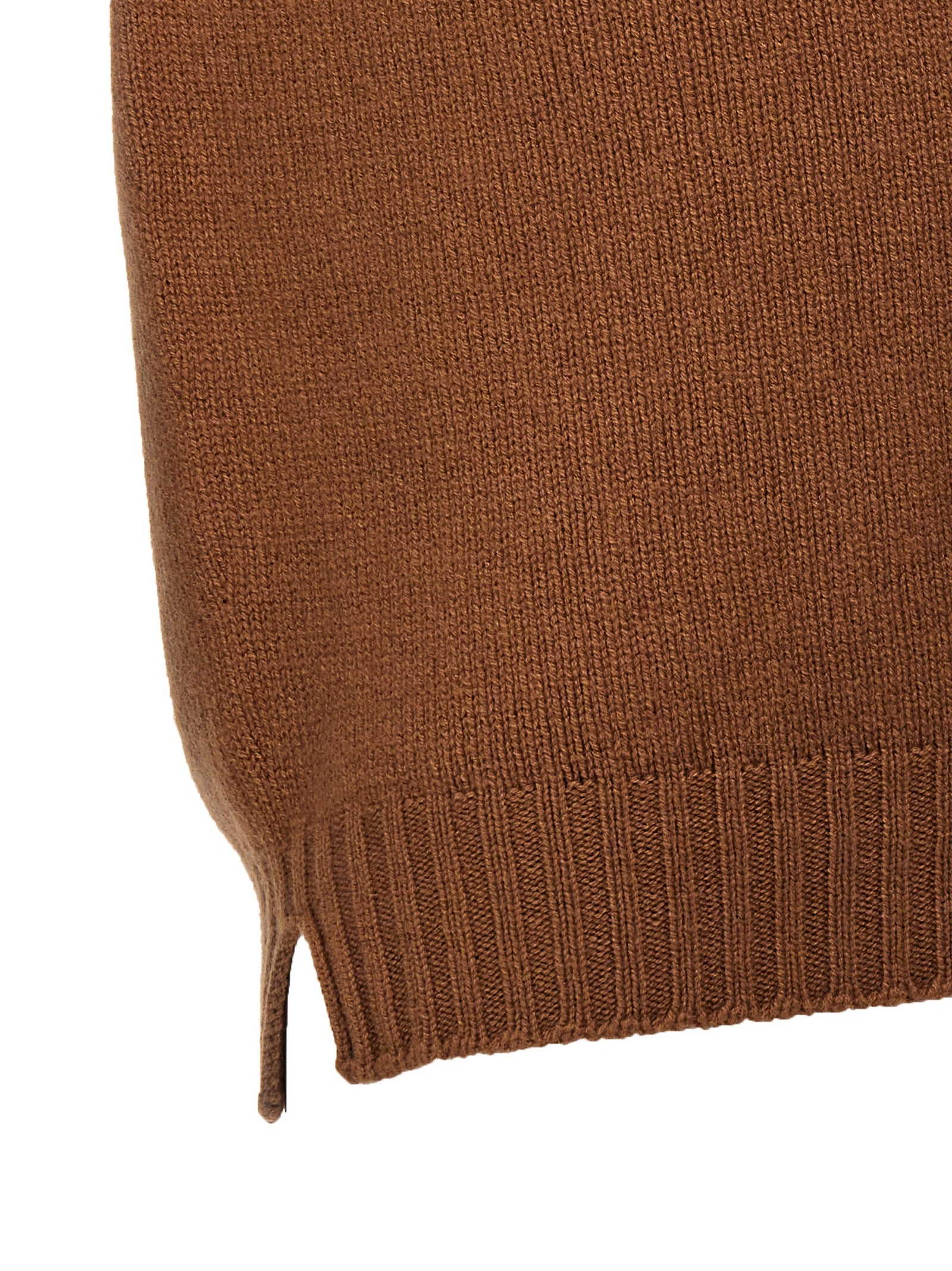 Brown Wool Cardigan