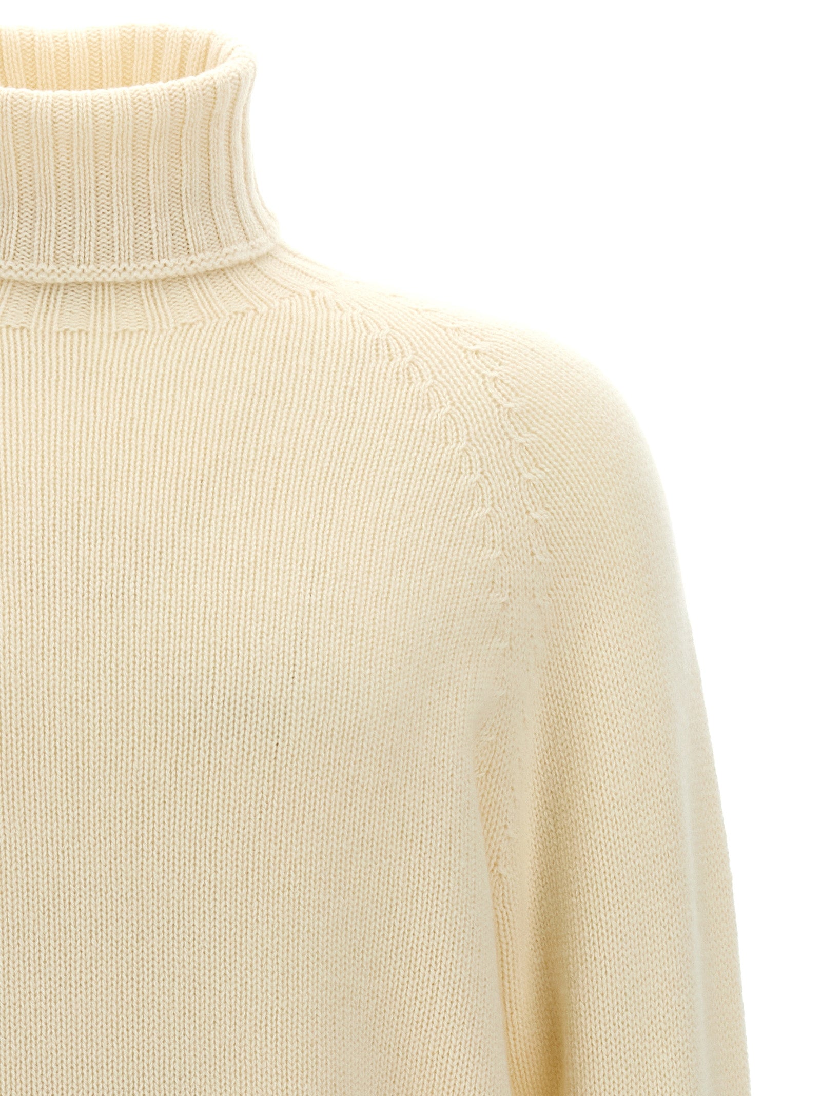 White Wool Cardigan