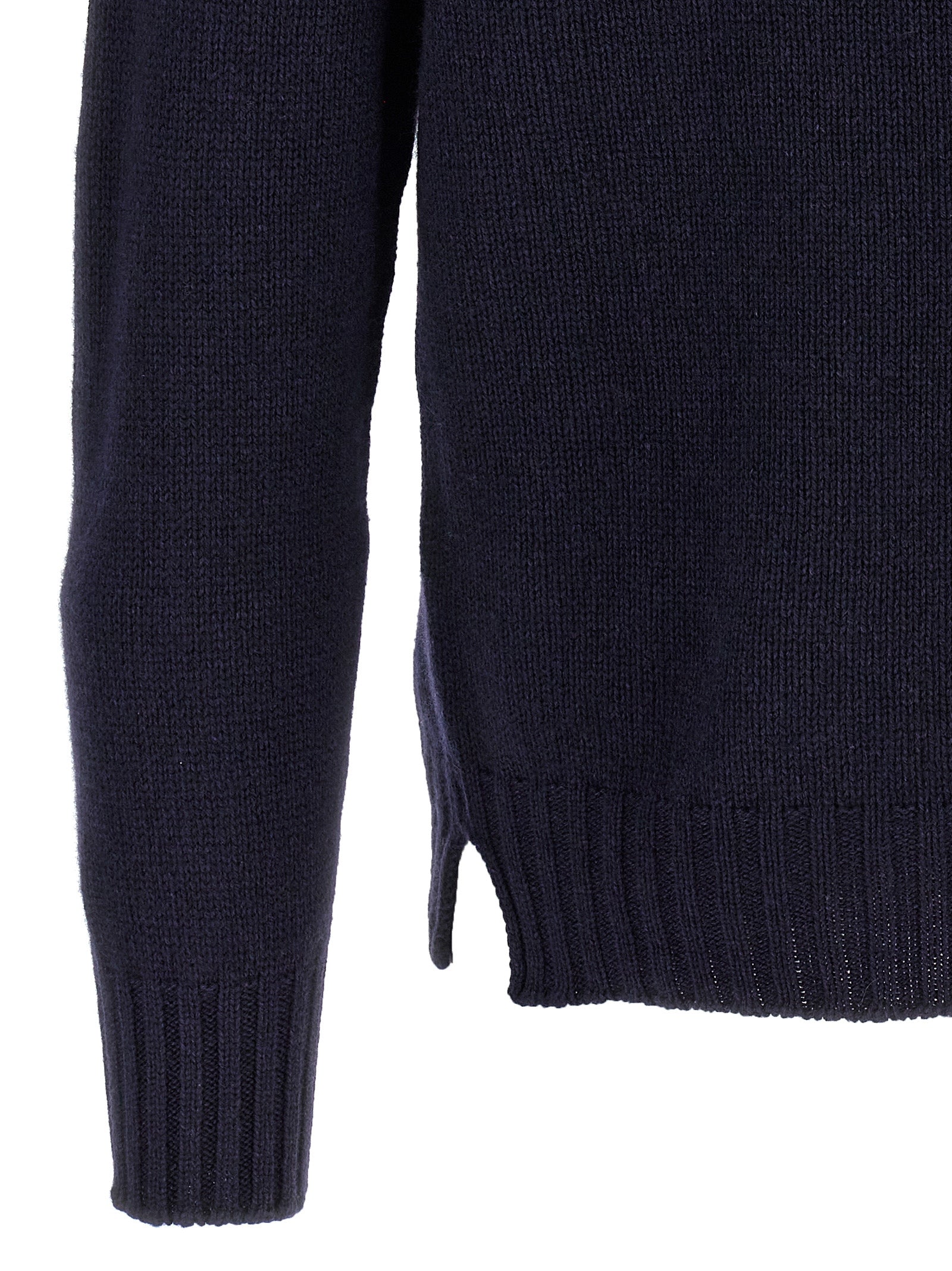 Blue Wool Cardigan