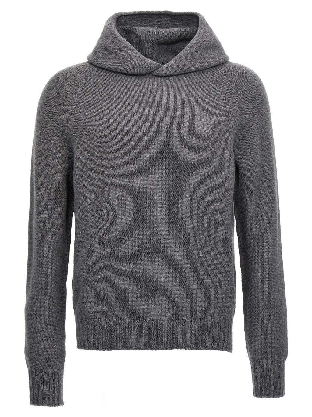 Gray Wool Cardigan