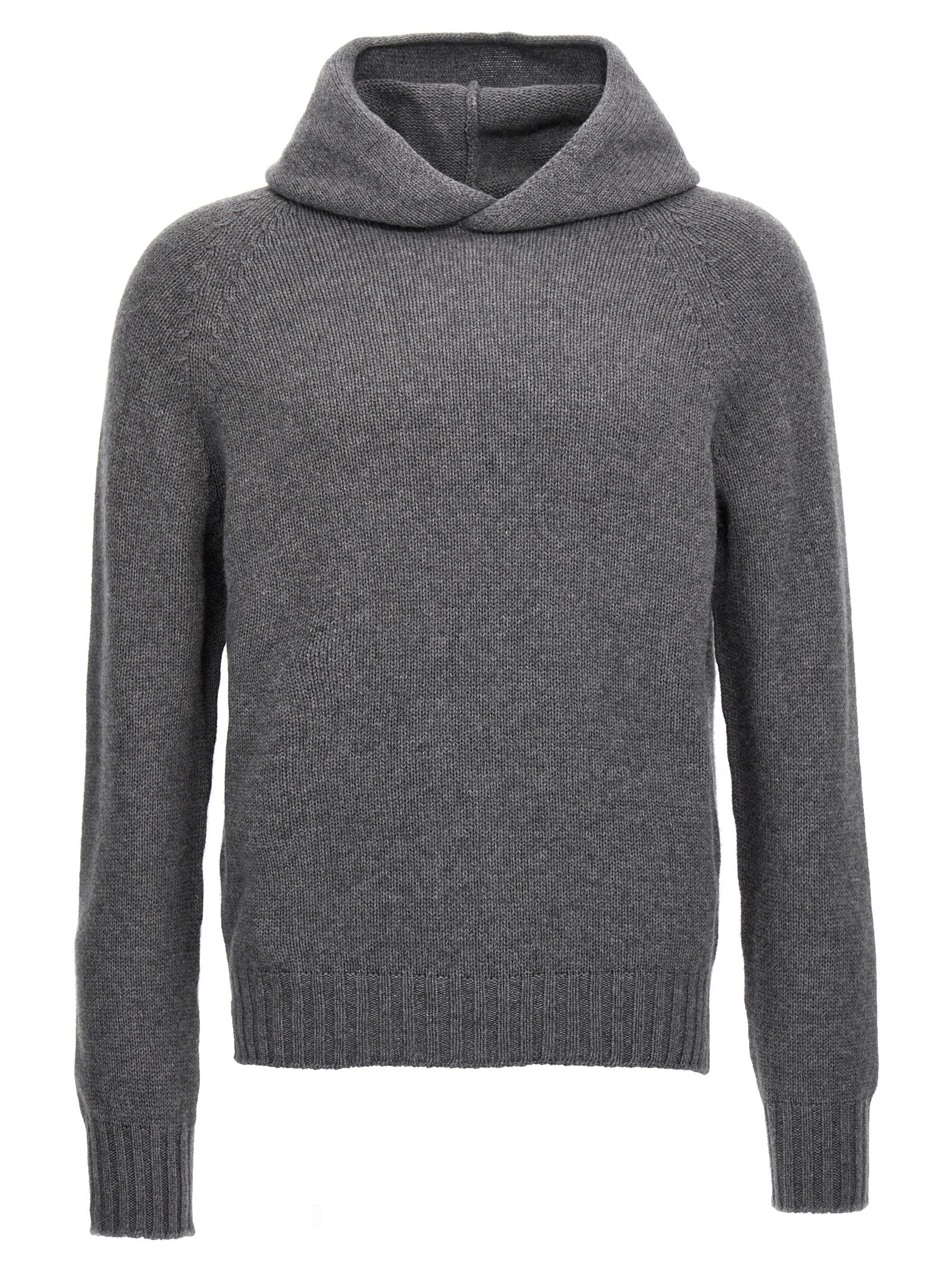 Gray Wool Cardigan