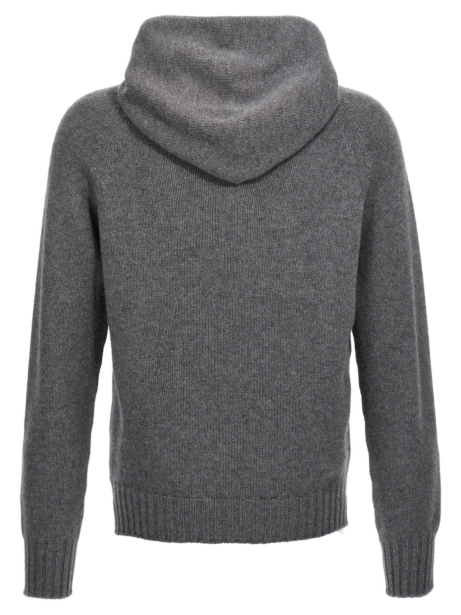 Gray Wool Cardigan