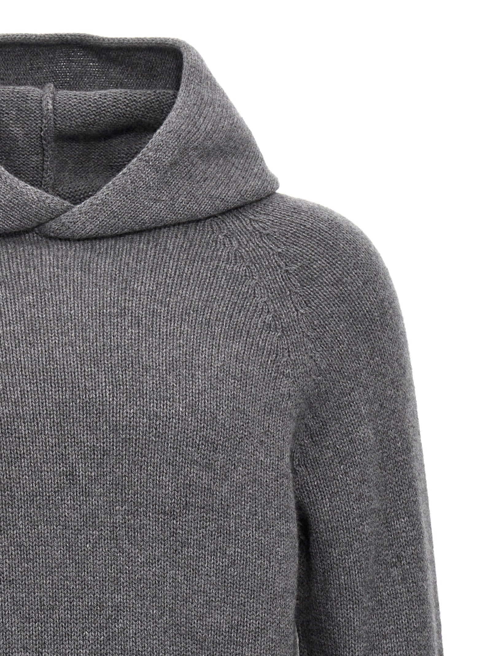 Gray Wool Cardigan