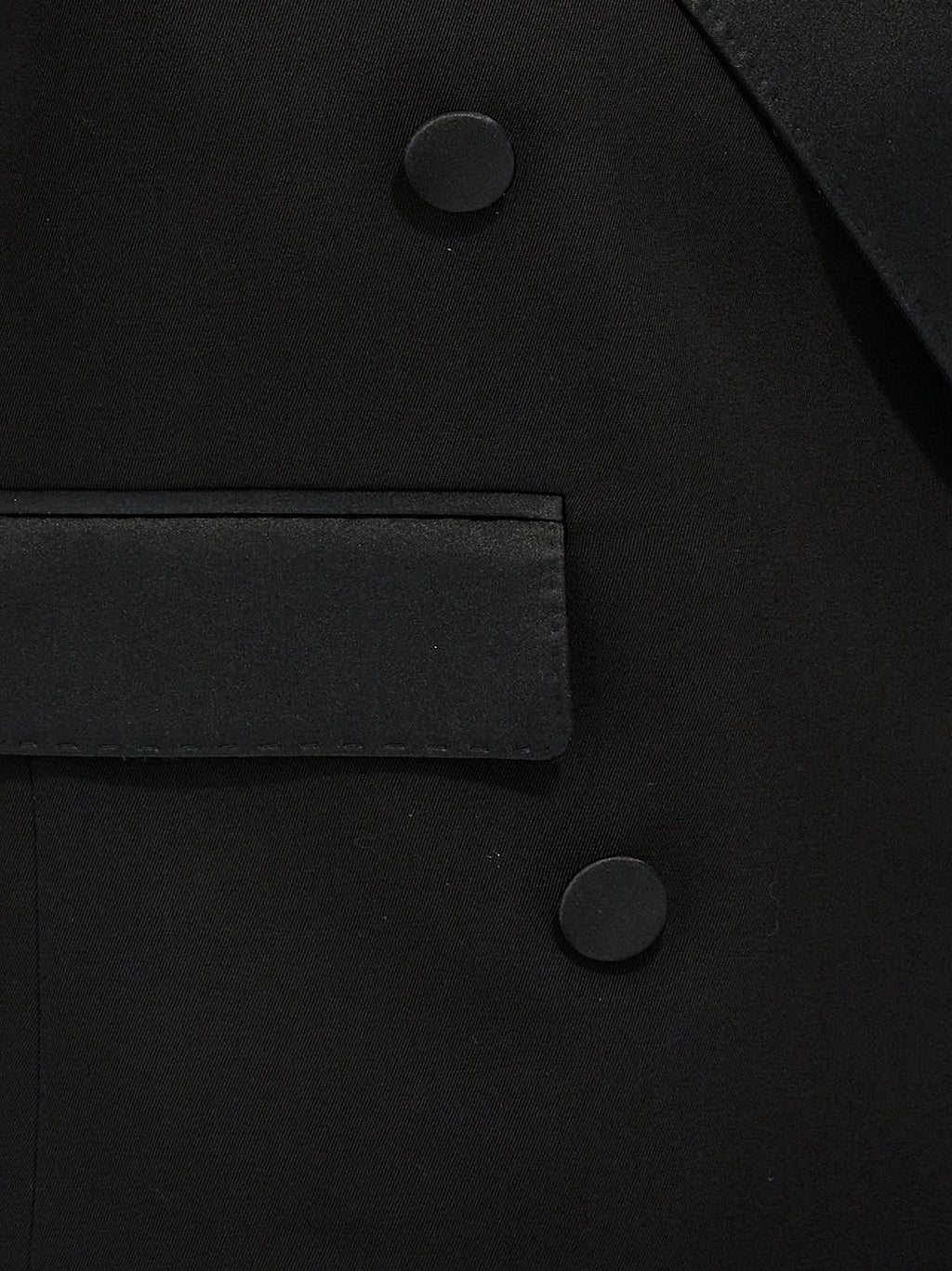 Black Silk Sleeveless Jacket