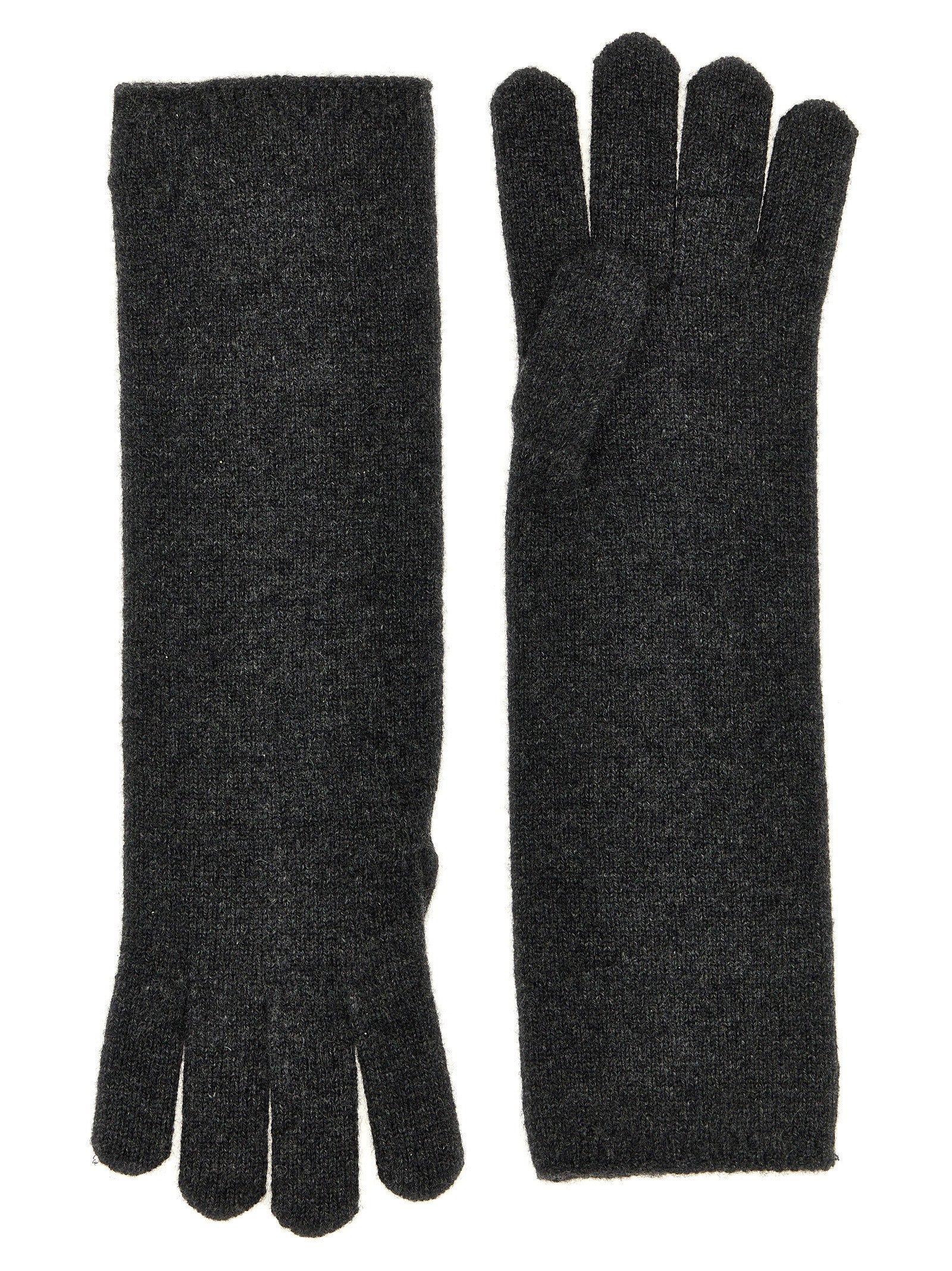 Gray Cashmere Gloves