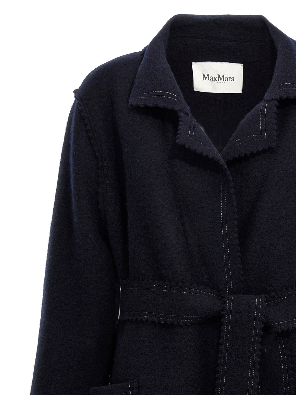 Blue Wool Coat