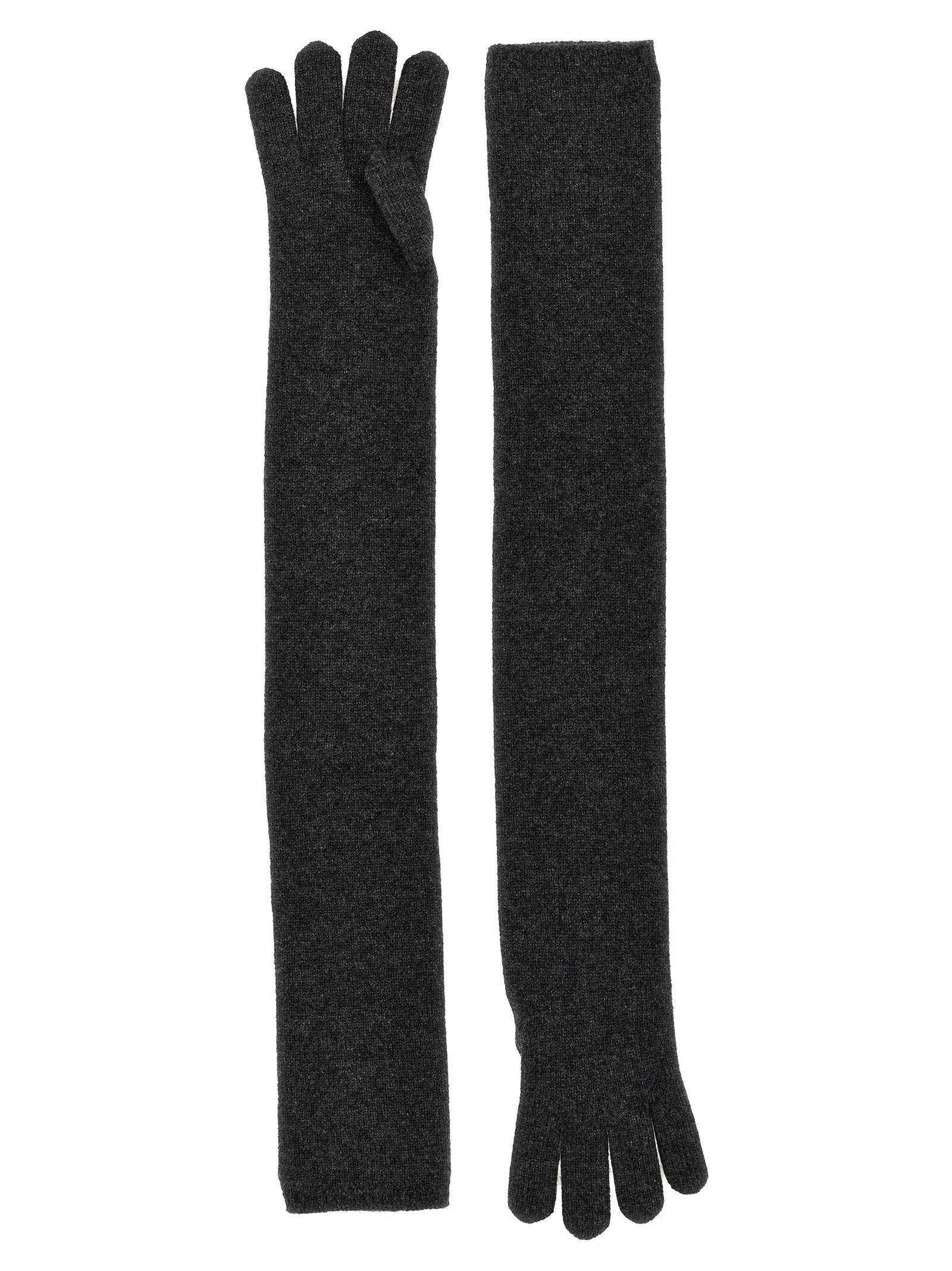 Gray Cashmere Gloves