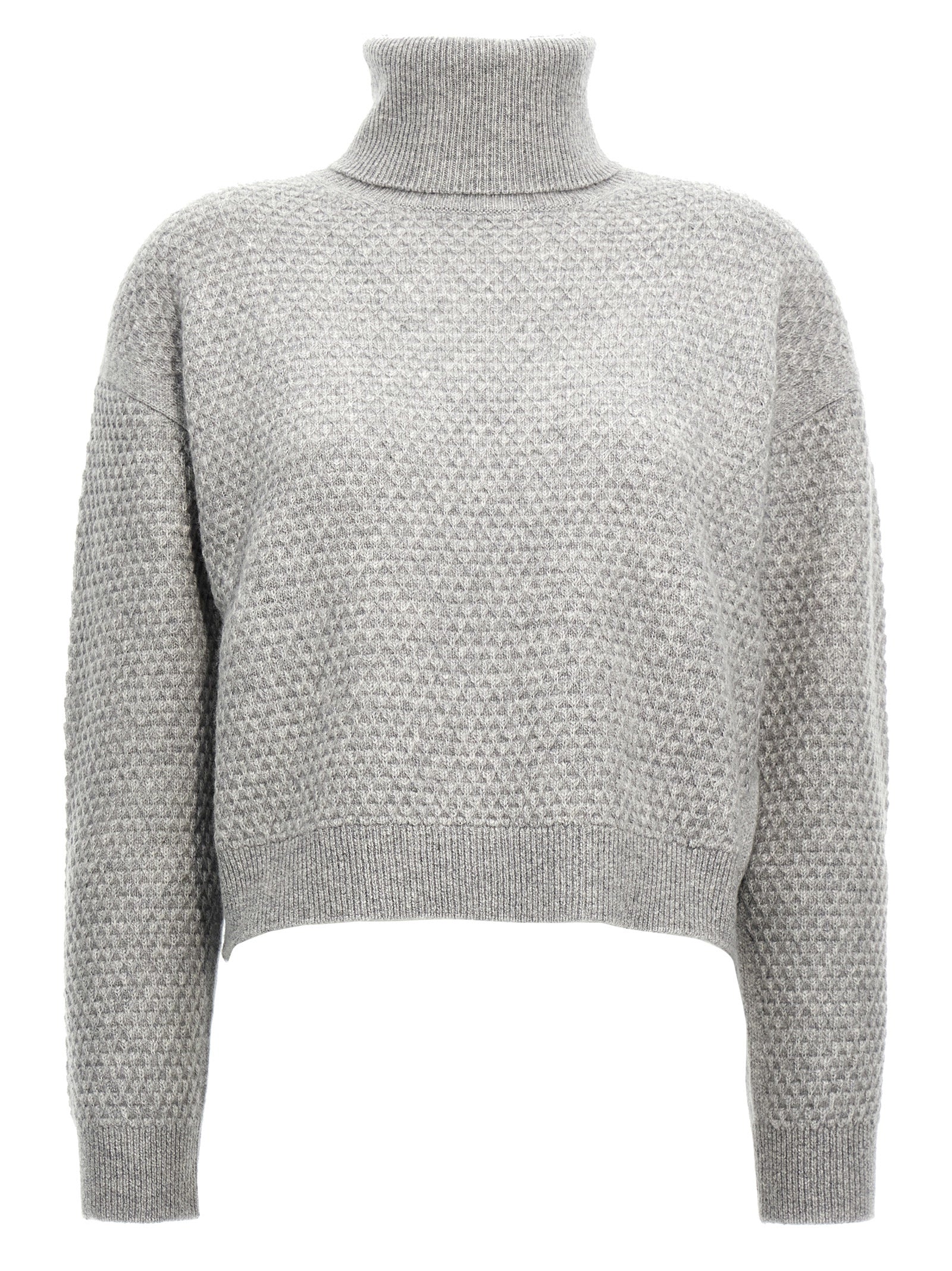 Gray Cashmere Cardigan