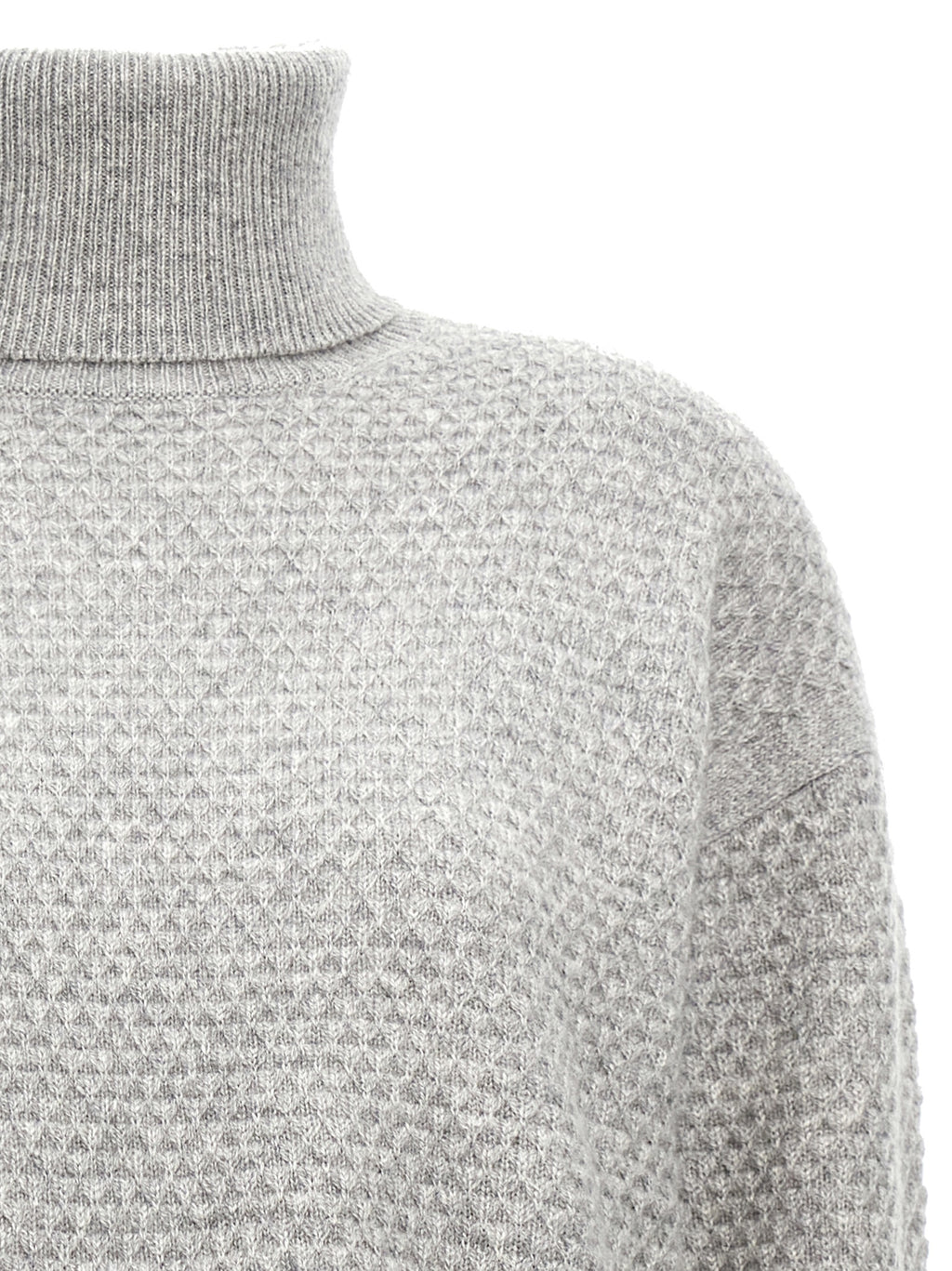Gray Cashmere Cardigan