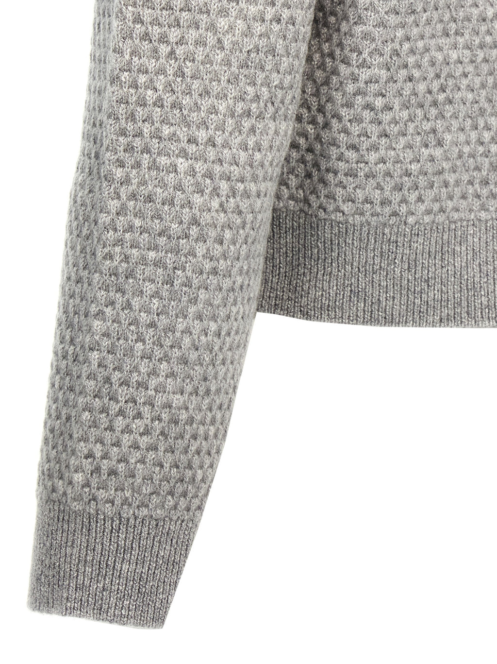 Gray Cashmere Cardigan