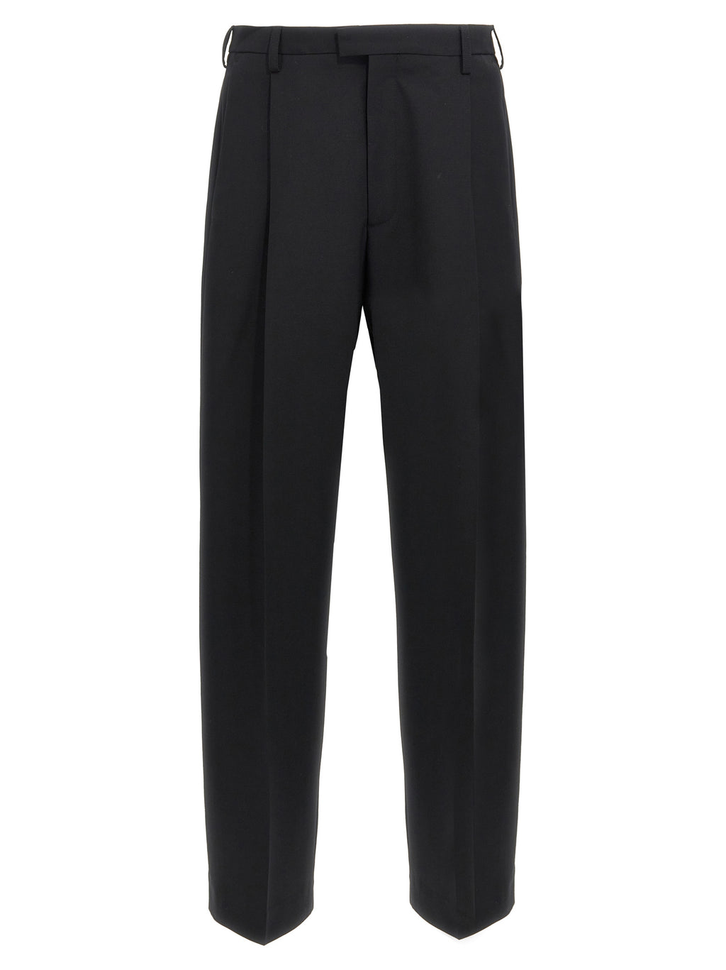 Black Polyester Dress Pants