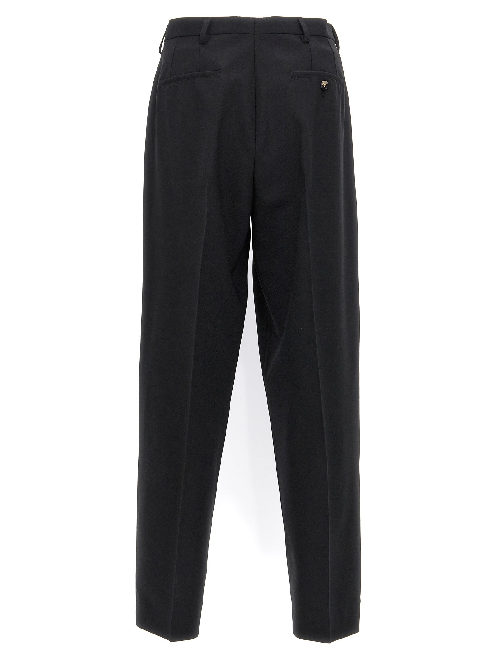 Black Polyester Dress Pants