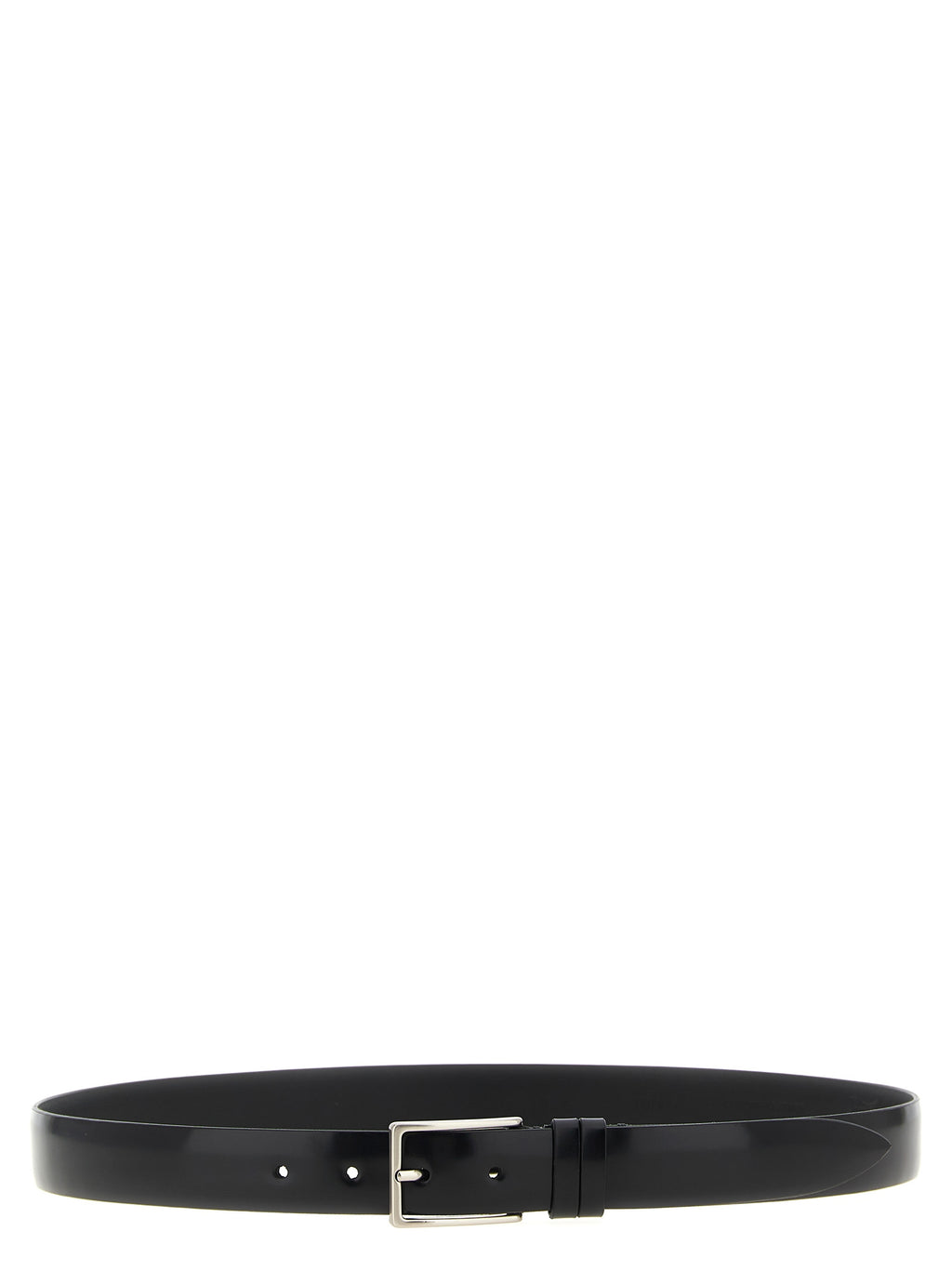 Black Leather Regular Belt
