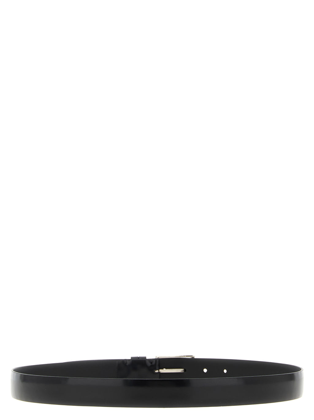Black Leather Regular Belt