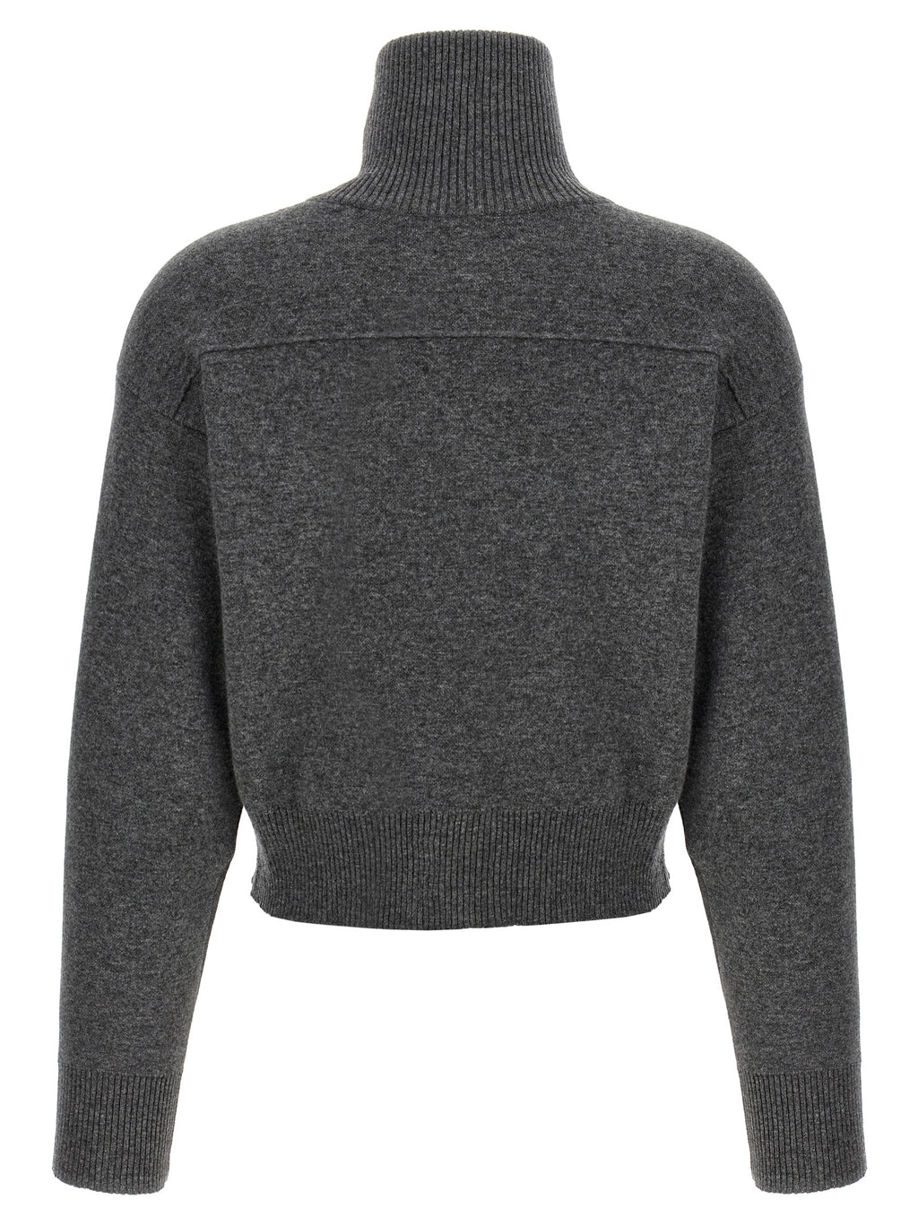Gray Cashmere Cardigan