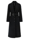 Black Polyester Coat