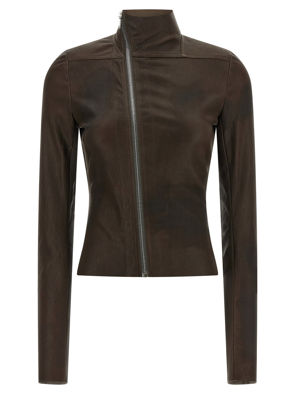 Brown Lamb Leather Leather Jacket