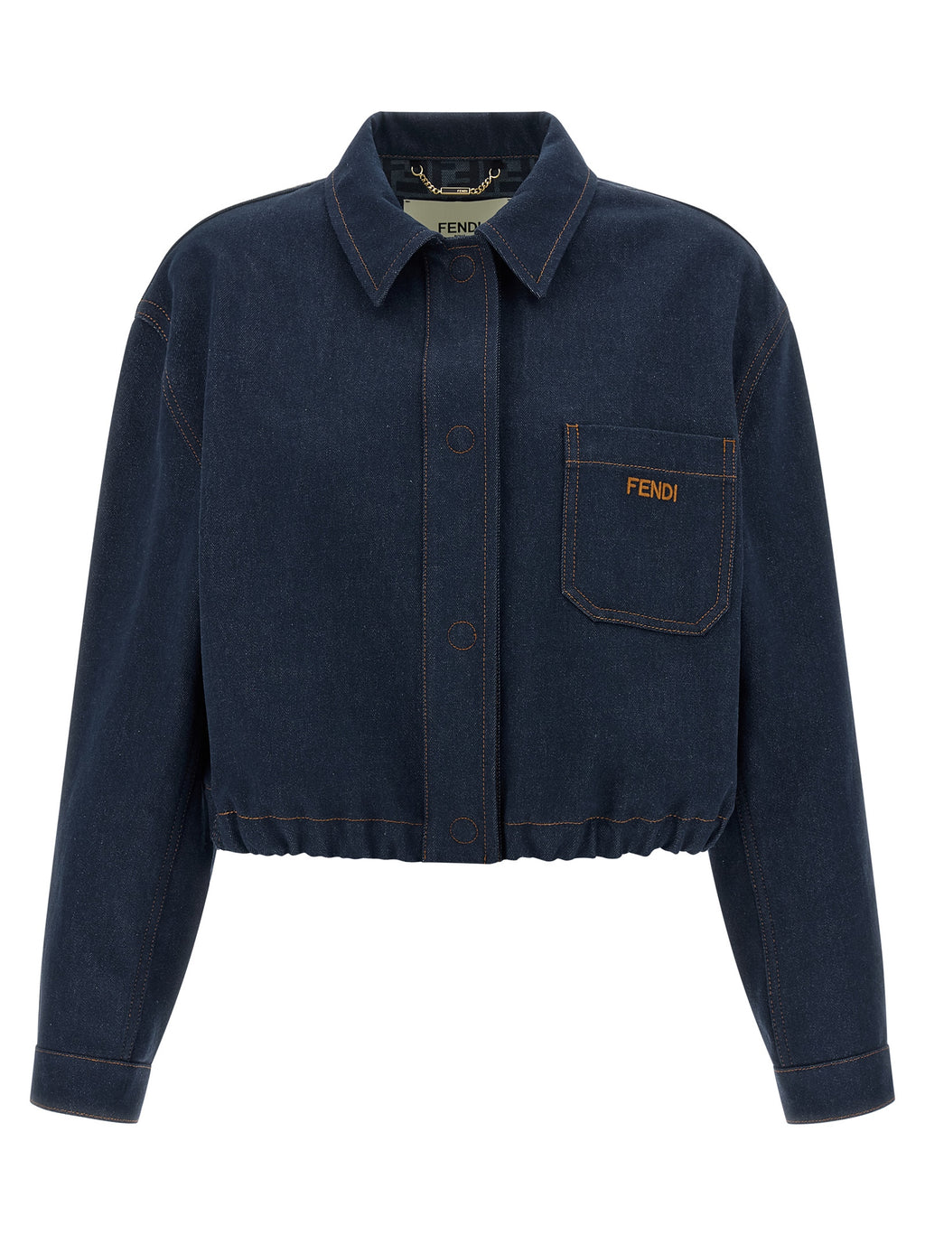 Blue Cotton Denim Jacket