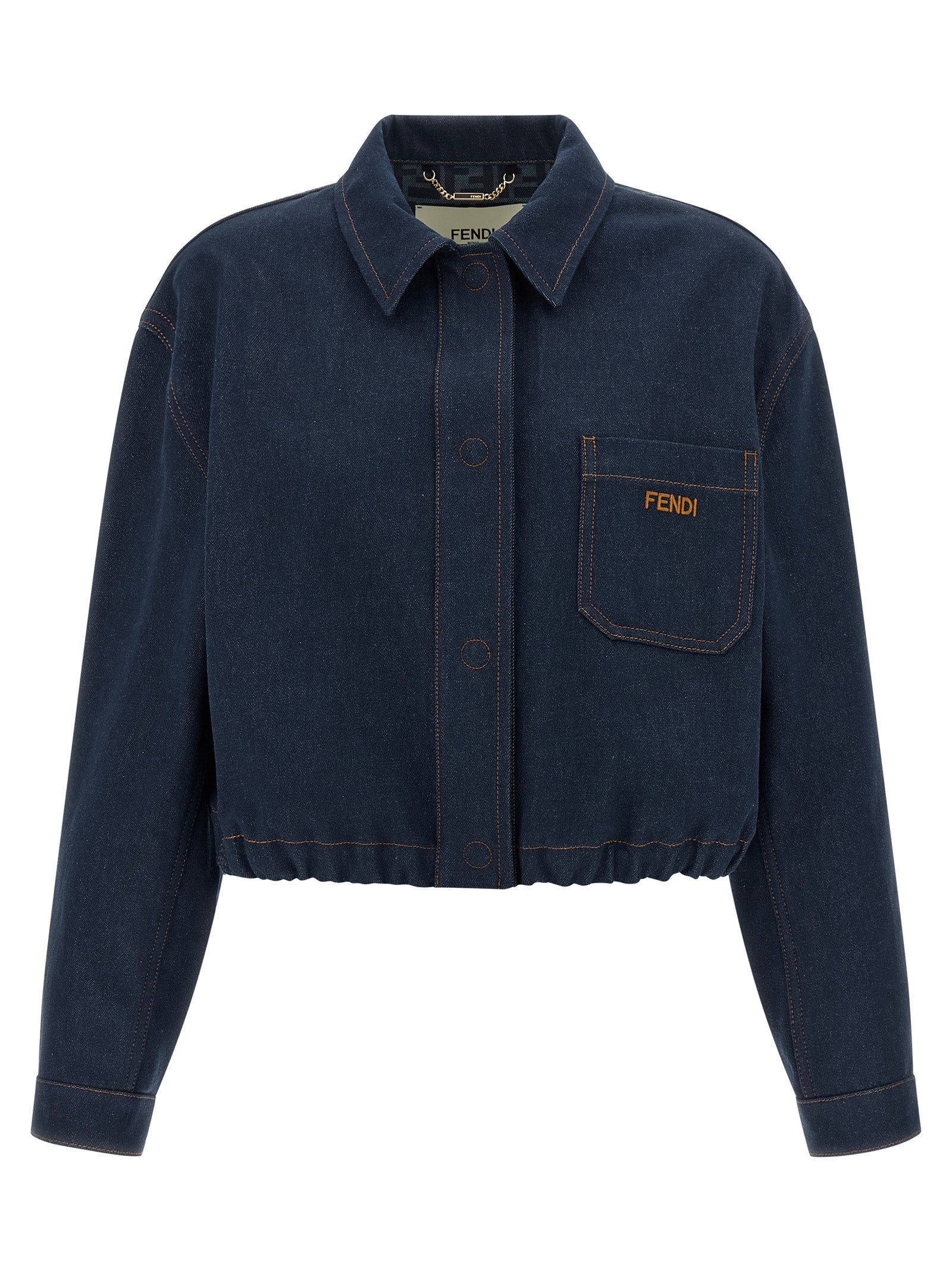 Blue Cotton Denim Jacket