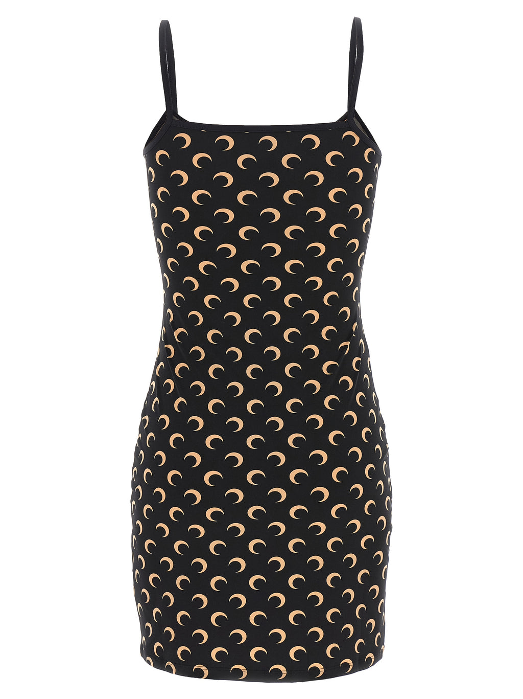 Black Polyamide Short Dress