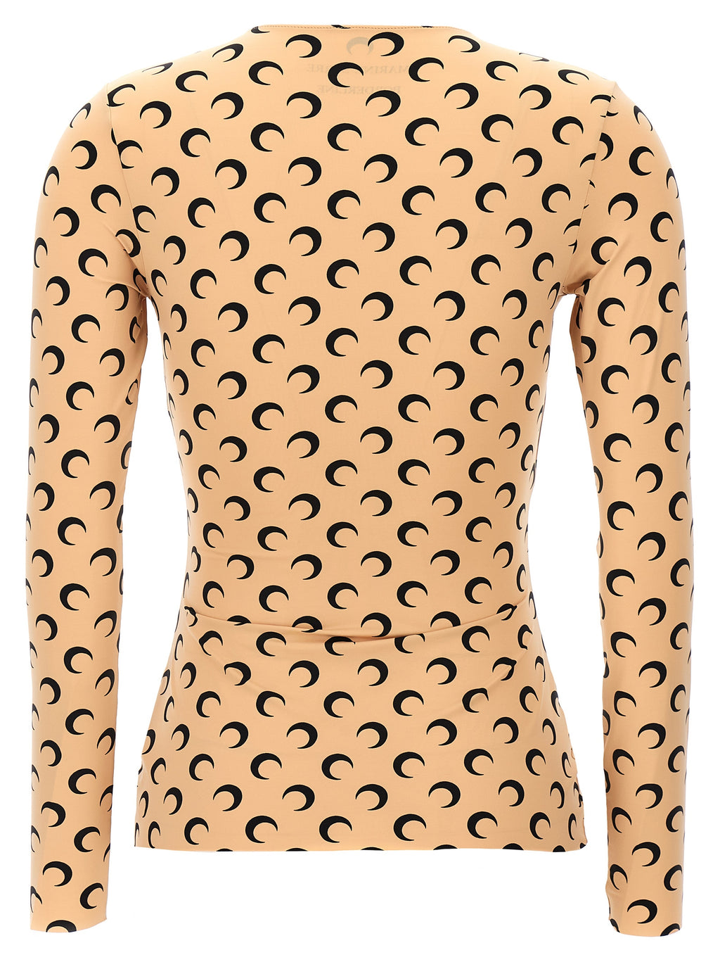 Beige Polyamide Pattern Shirt