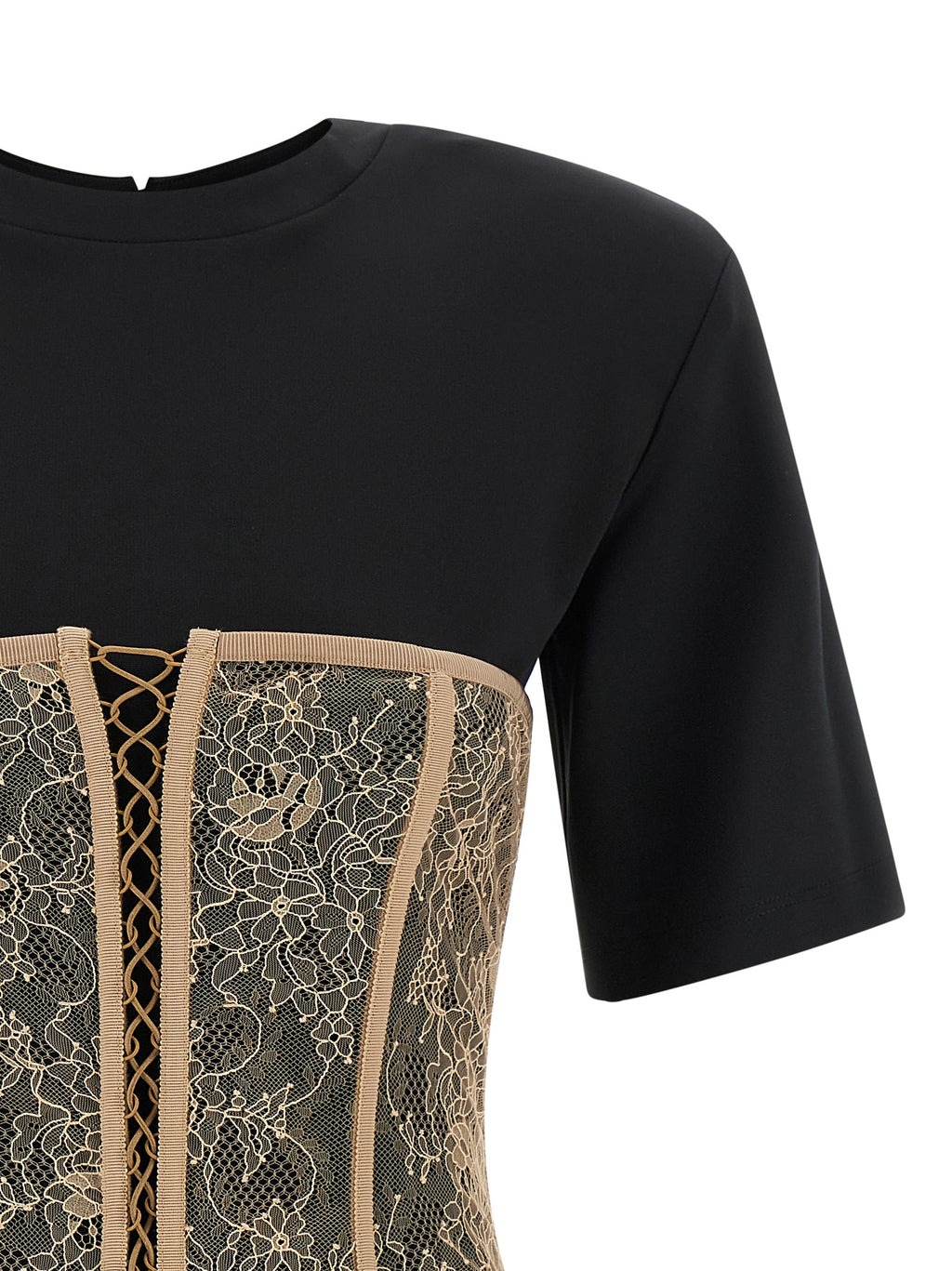 Black Viscose T-Shirt