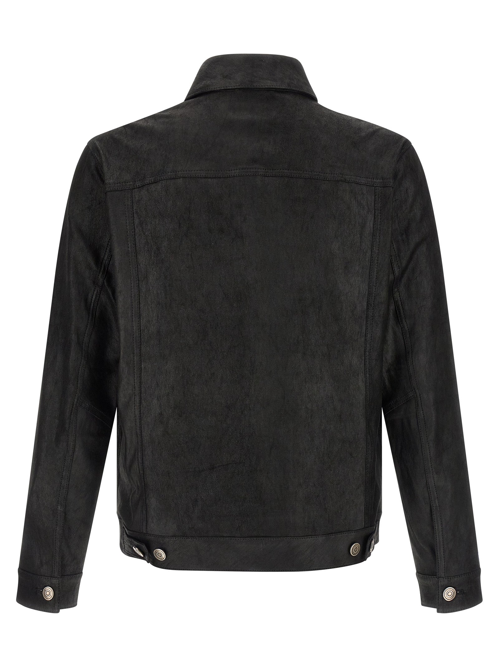 Black Lamb Leather Leather Jacket