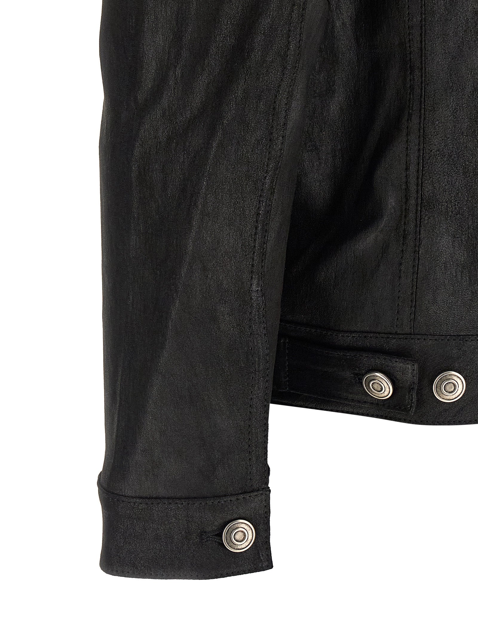 Black Lamb Leather Leather Jacket