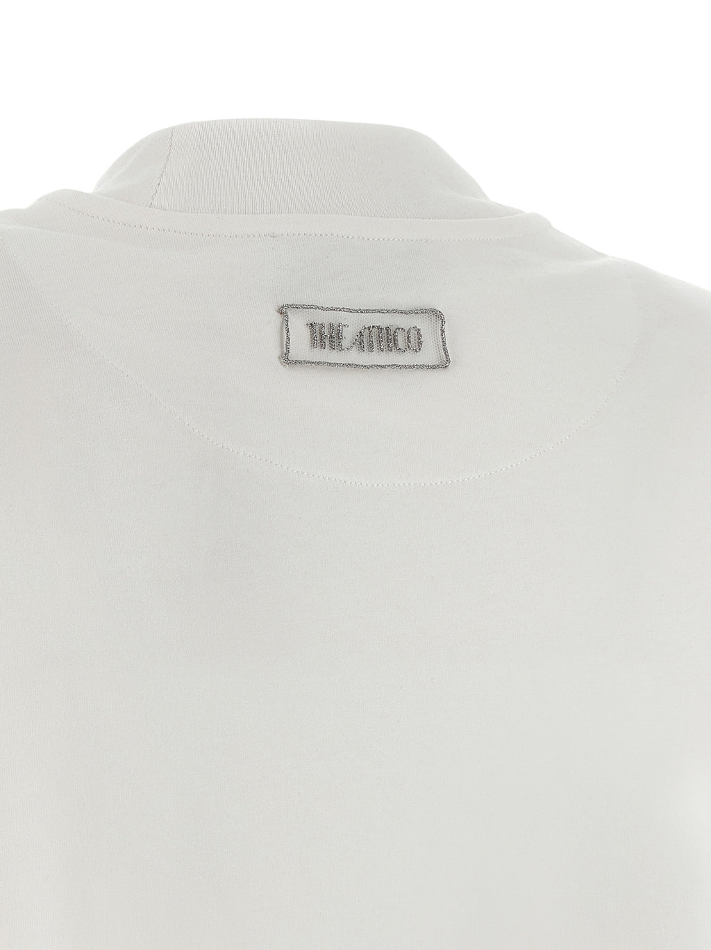 White Cotton Short Dress