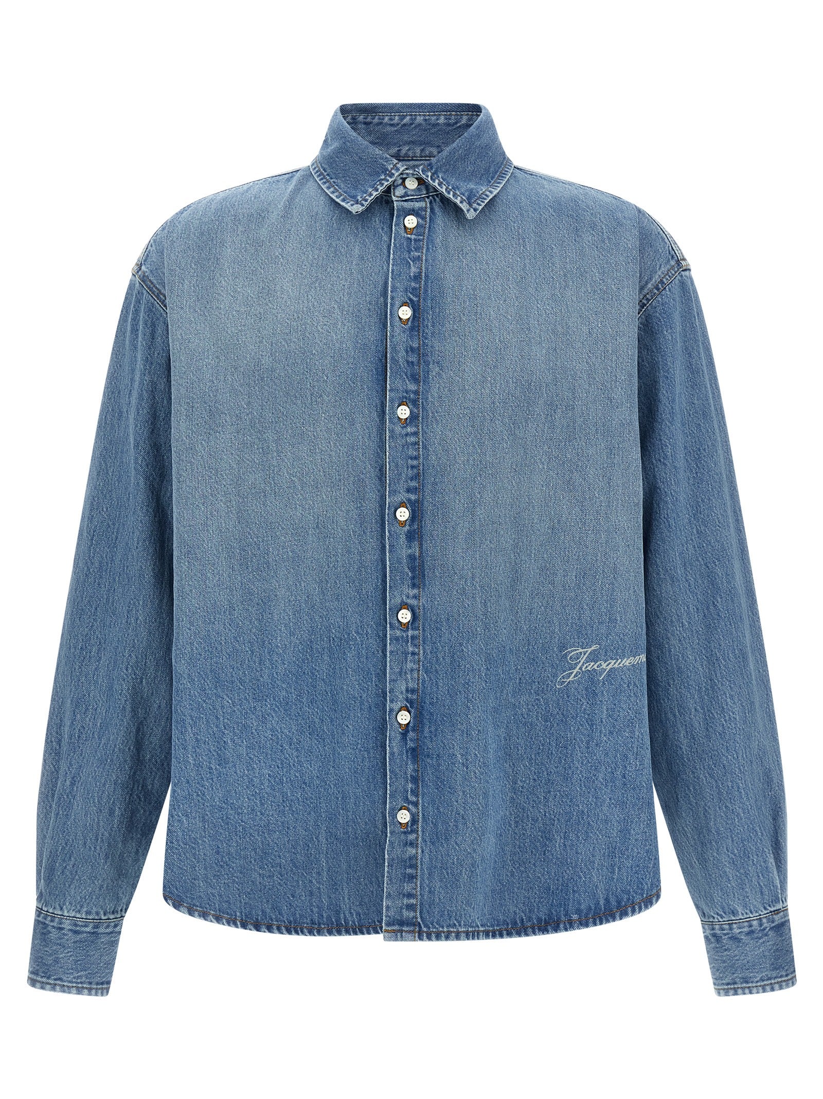Blue Cotton Blouse