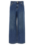 Blue Cotton Relaxed Fit Jeans