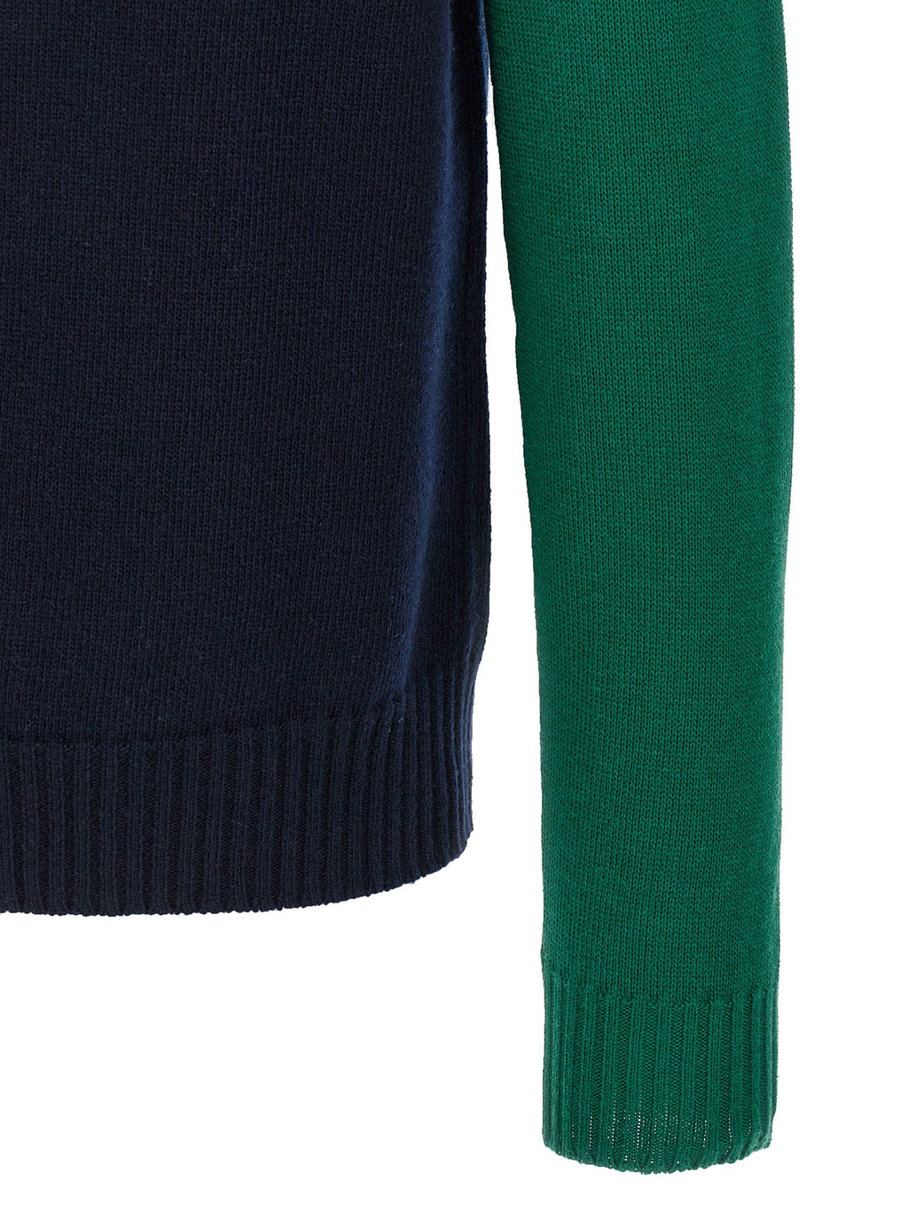 Blue Virgin Wool Cardigan