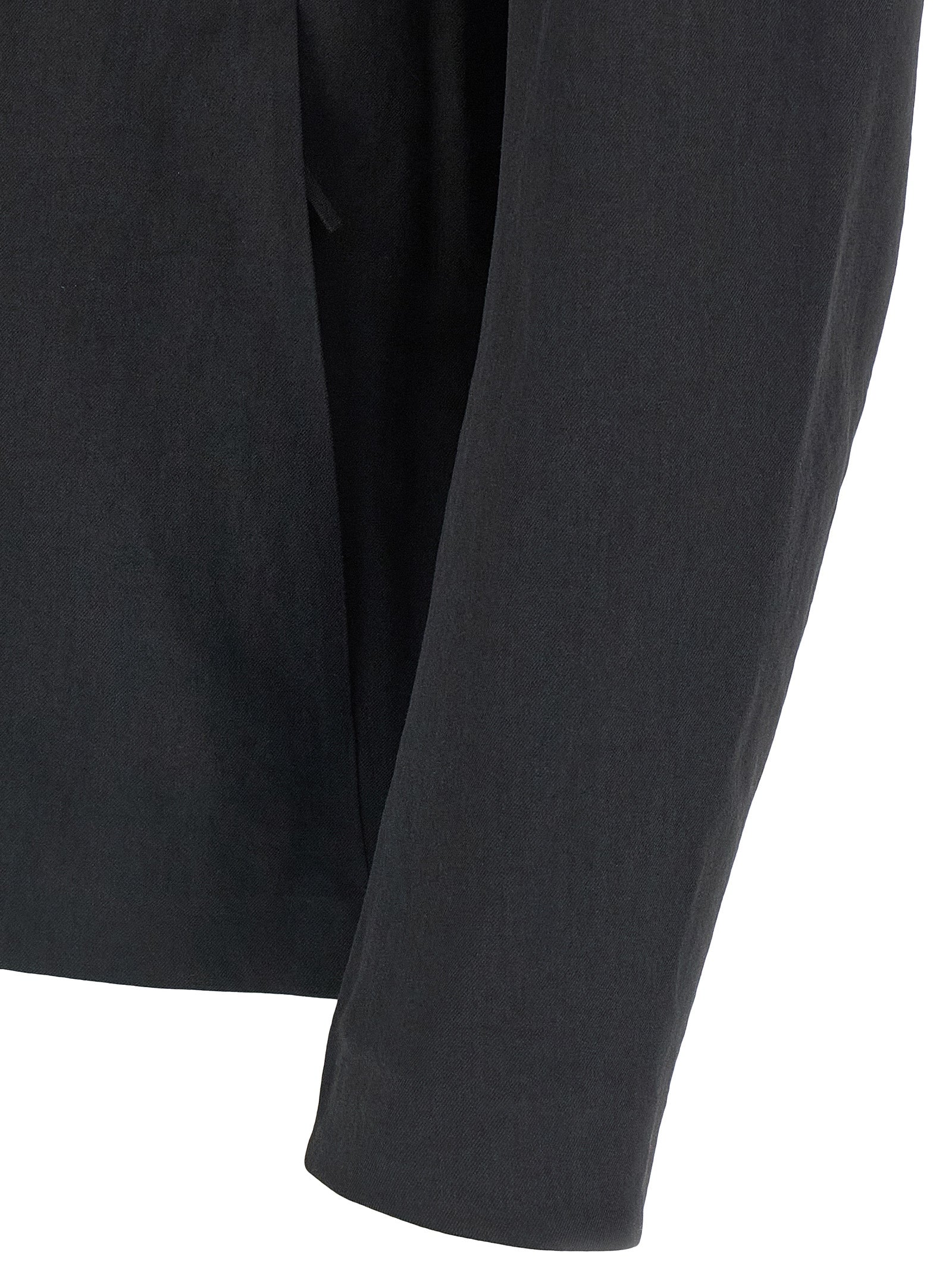 Black Polyester Blouse