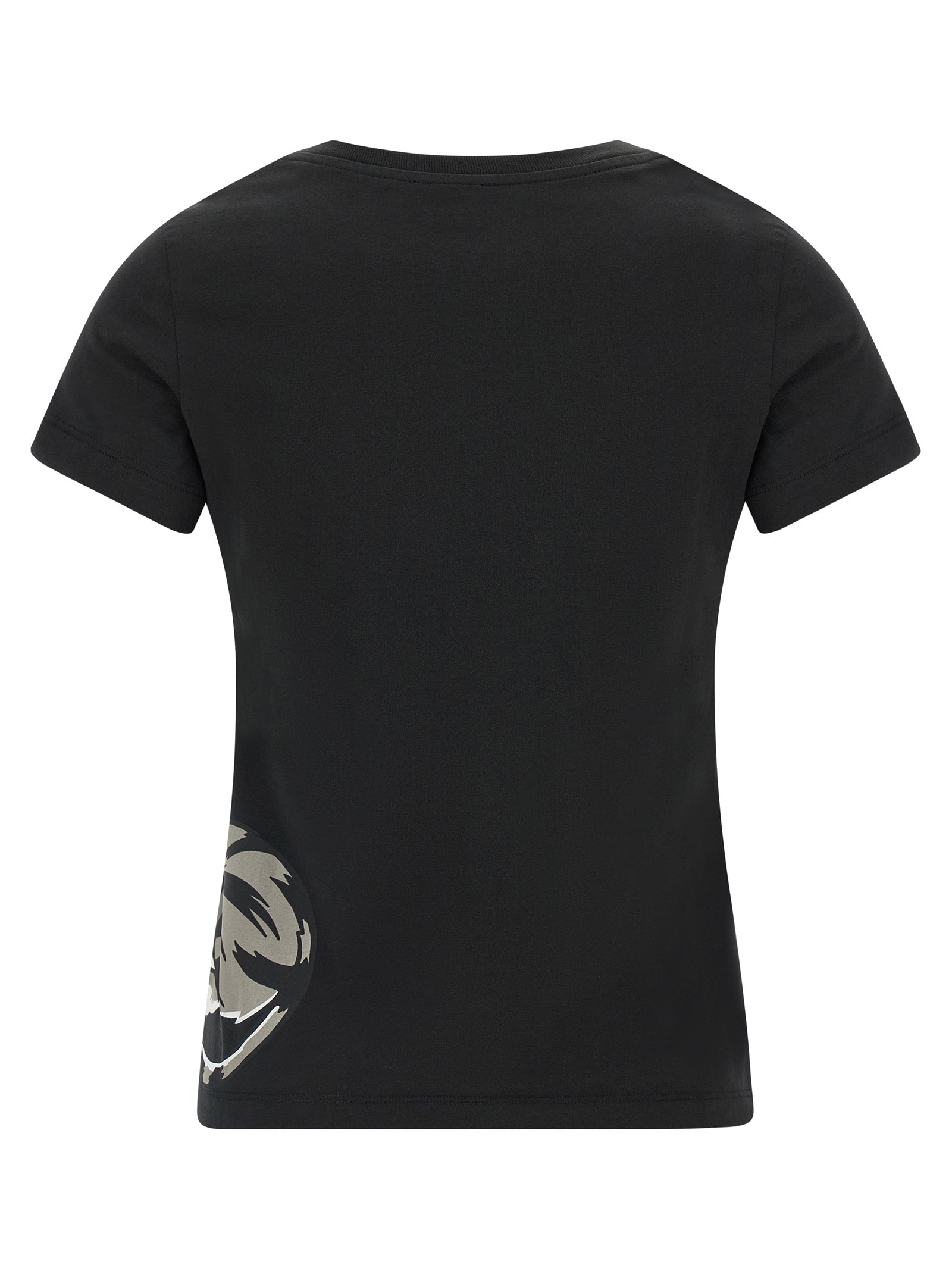 Black Cotton T-Shirt