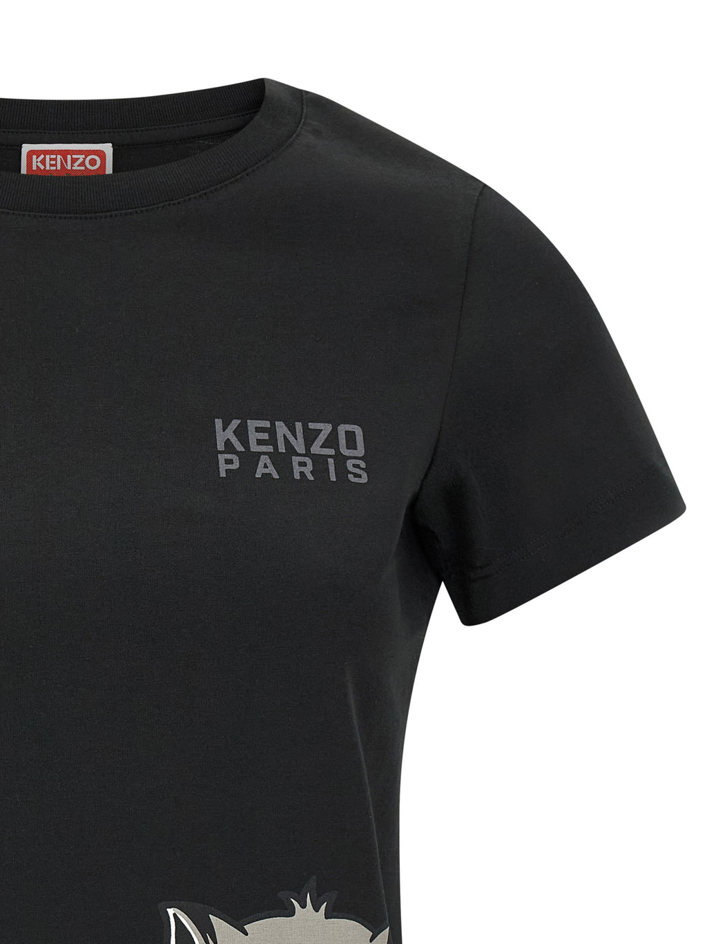 Black Cotton T-Shirt