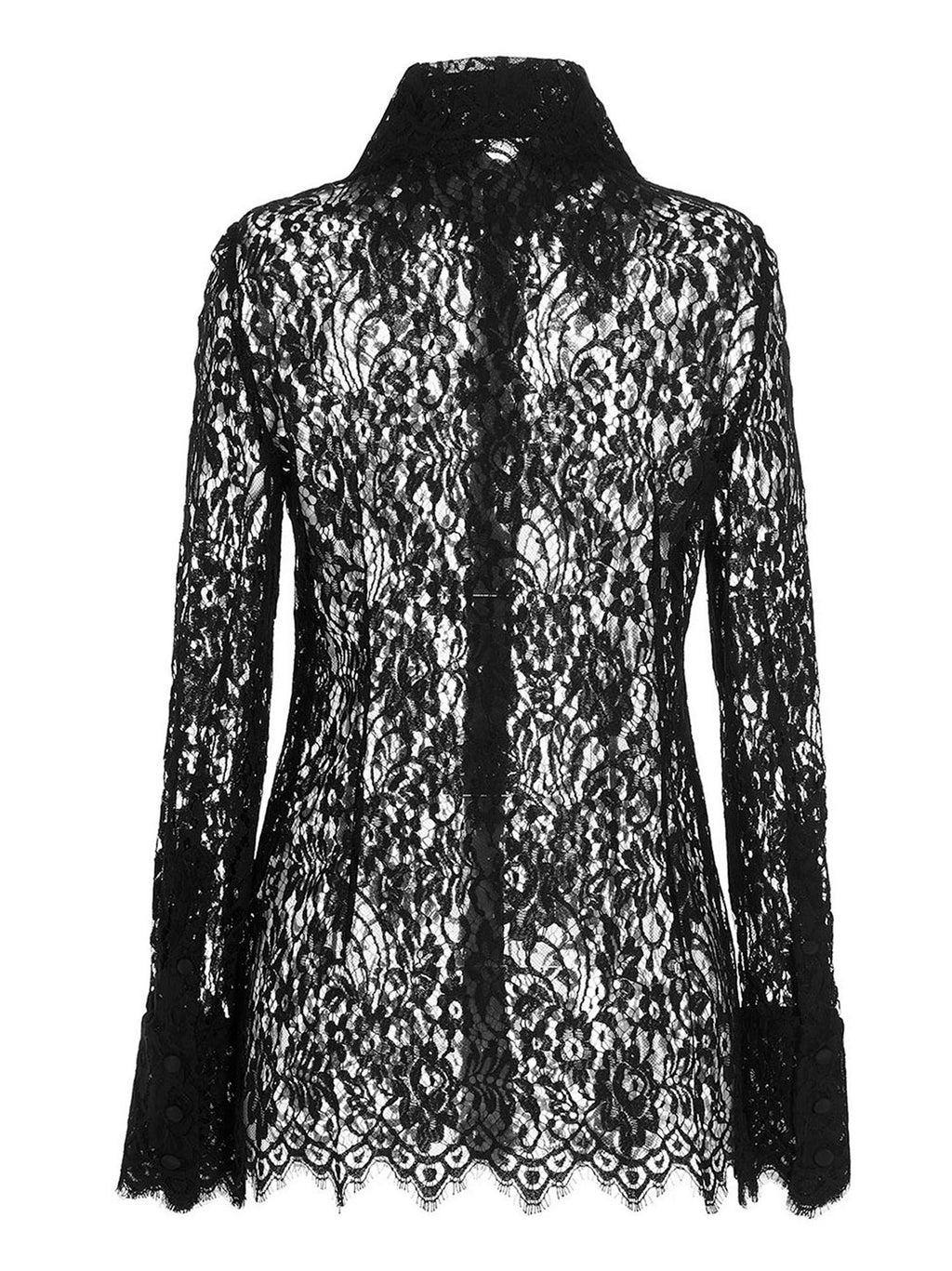 Black Polyamide Blouse