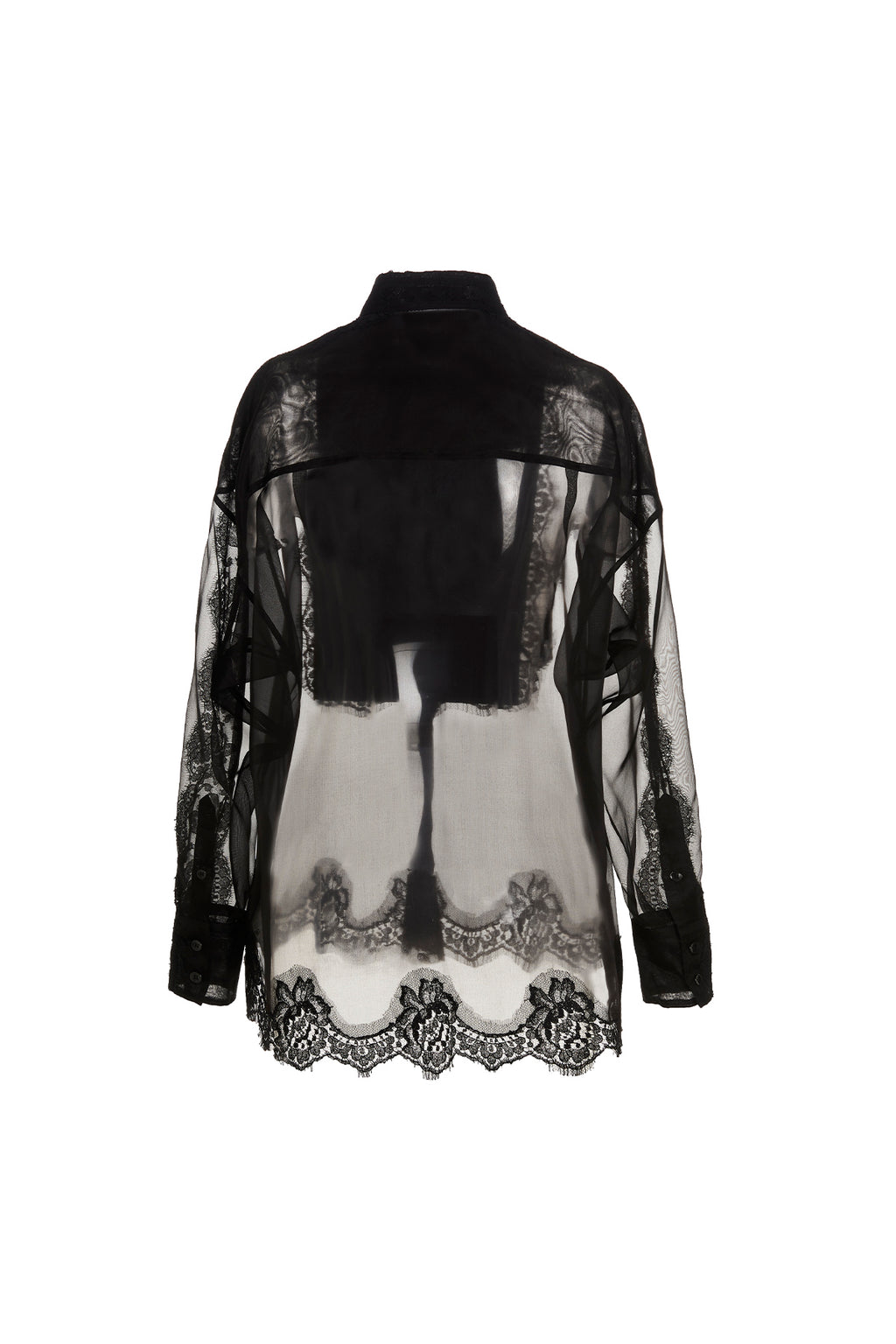 Black Silk Blouse