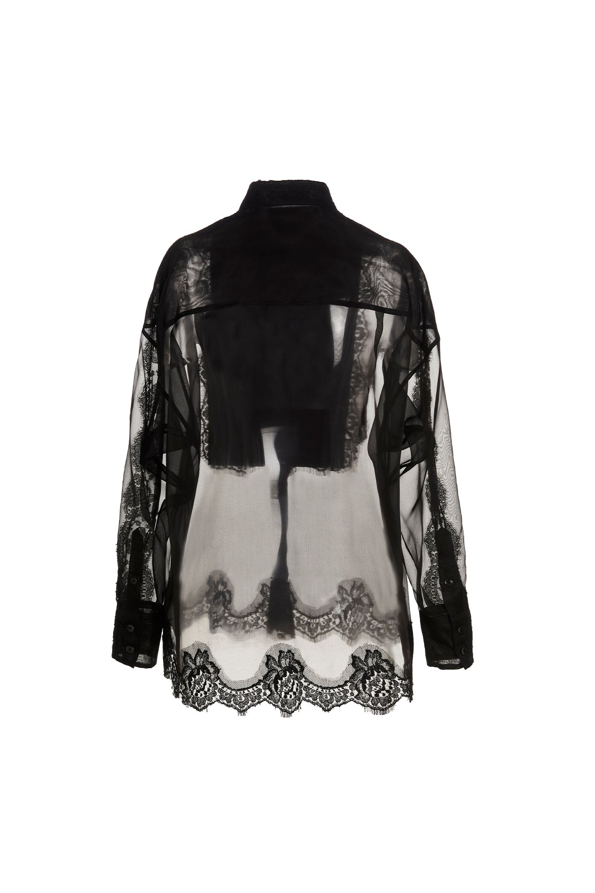 Black Silk Blouse