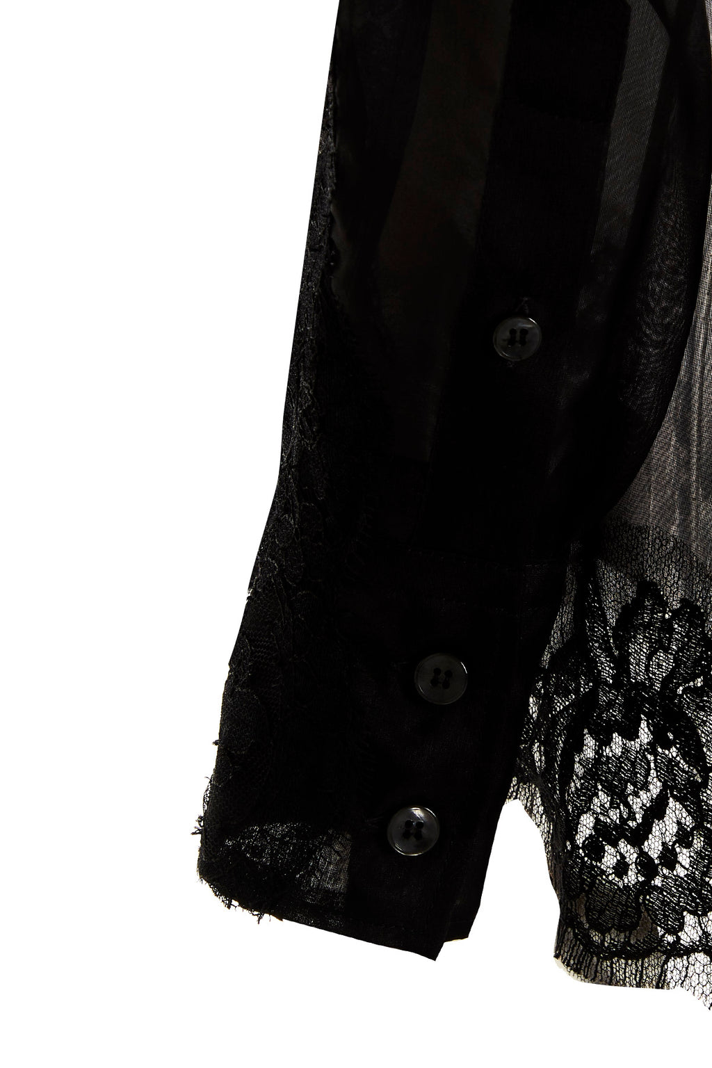 Black Silk Blouse