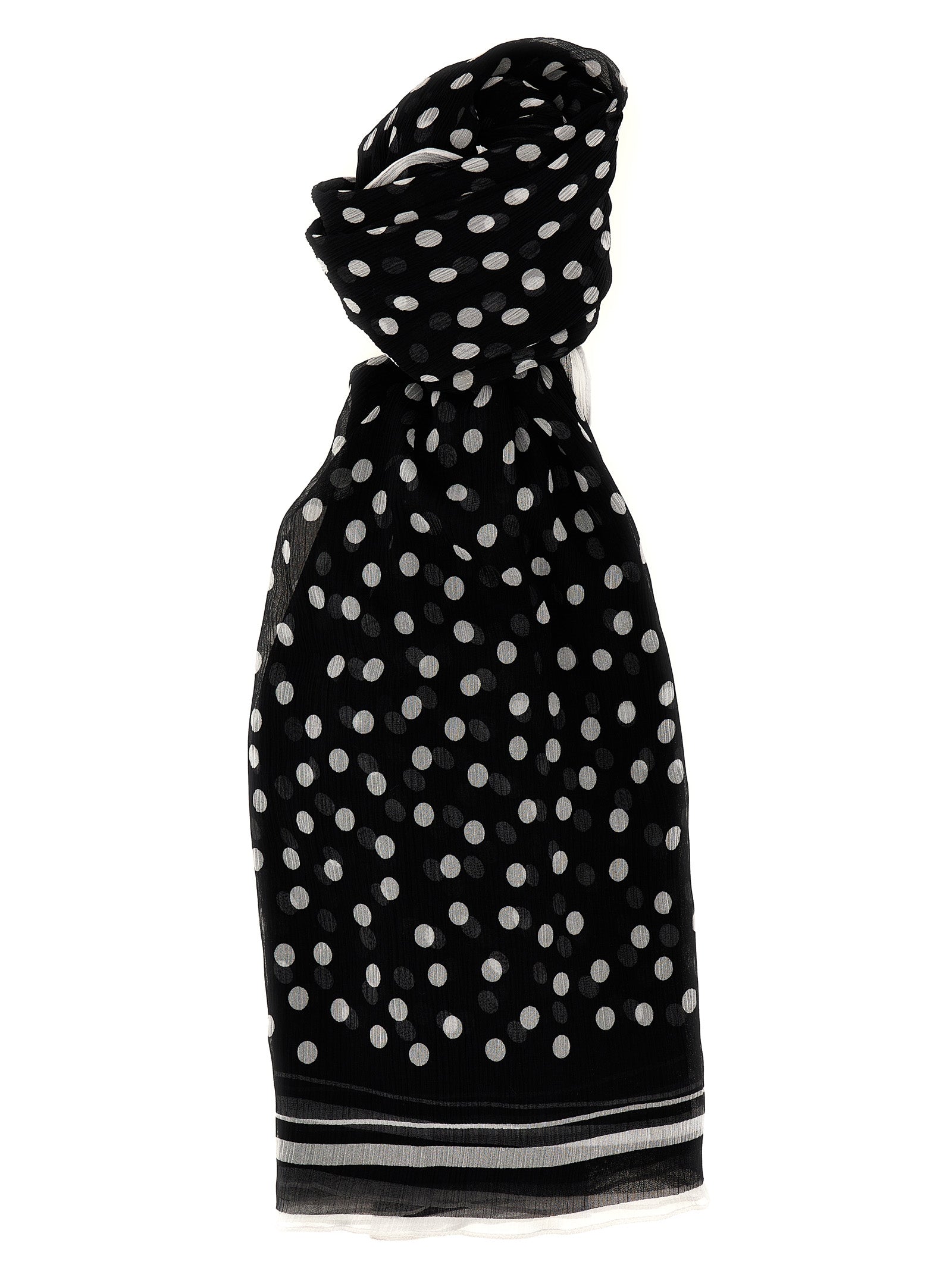 Bicolor Silk Scarf