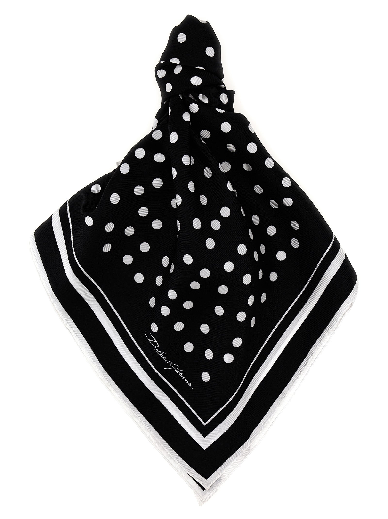 Bicolor Silk Scarf