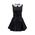 Black Polyester Casual Dress