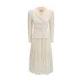 Beige Polyester Cocktail Dress