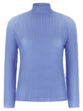 Blue Polyester Blouse
