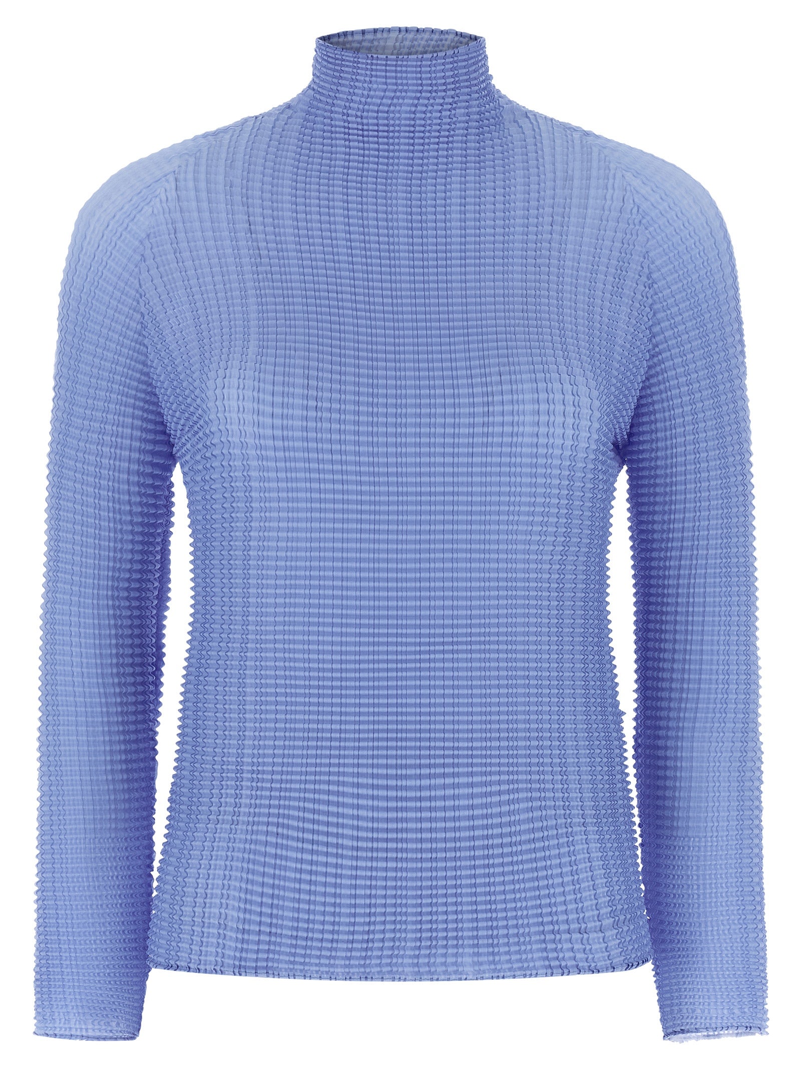 Blue Polyester Blouse