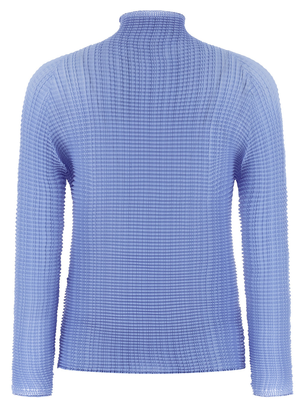 Blue Polyester Blouse