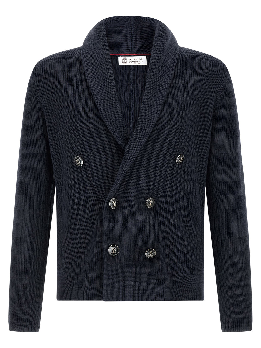 Blue Cotton Cardigan