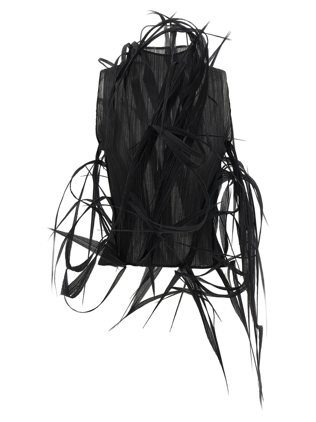 Black Polyester Tank Tops