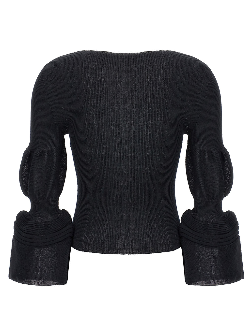 Black Polyester Sweatshirt